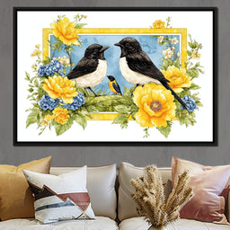 Chorus of Vibrant Blooms - NicheCanvas