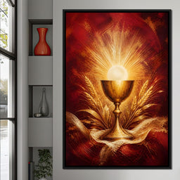 Sacred Grain and Golden Cup - NicheCanvas