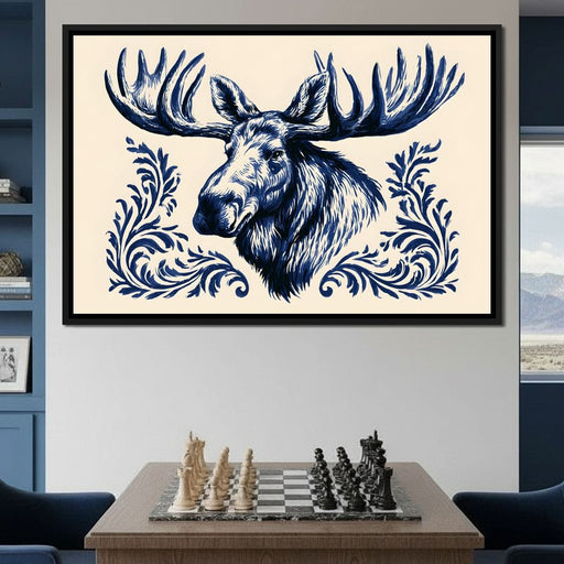 Silent Monarch of the Northern Woods Canvas Print