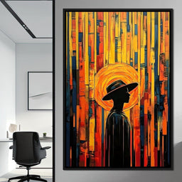 Radiant Silhouette Harmony - NicheCanvas