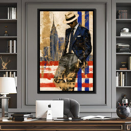 Gentleman of the Painted Skyline - NicheCanvas