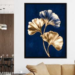 Gilded Leaves Upon The Deep Night - NicheCanvas