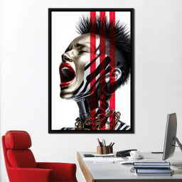 Cyber Scream Queen - TooplesArt - NicheCanvas