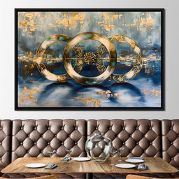 Golden Synchrony Symphony - NicheCanvas