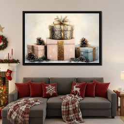 Snowflake Gift Box Jubilee - NicheCanvas