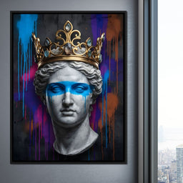 Crowned in Neon - NicheCanvas