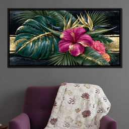 Gilded Petals Beneath The Canopy - NicheCanvas