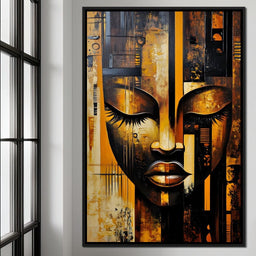 Golden Dream Reflections - NicheCanvas