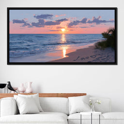 Ocean Dawn Romantic Skies - NicheCanvas