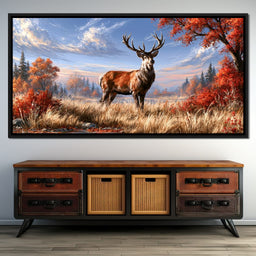 Majestic Monarch of the Golden Wild - NicheCanvas