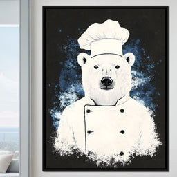Polar Bear Chef Culinary Dreams - NicheCanvas