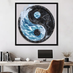 Harmony of Water and Stone - NicheCanvas