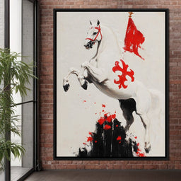 Gallant Steed Ascending - NicheCanvas