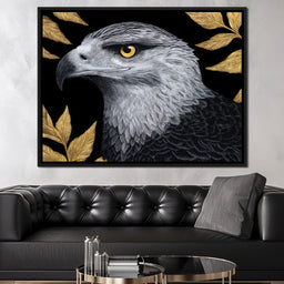 Majestic Sentinel Golden Leaves - NicheCanvas