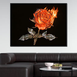 Fading Passion Consumed By Fire - NicheCanvas