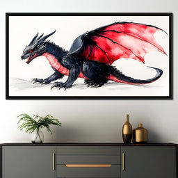 Majestic Dragon Wings - NicheCanvas