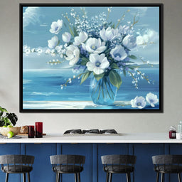 Azure Blossoms - TooplesArt - NicheCanvas