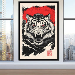 Roaring Tiger Wild Spirit - NicheCanvas