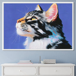 Majestic Feline Radiance - NicheCanvas