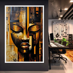 Golden Dream Reflections - NicheCanvas