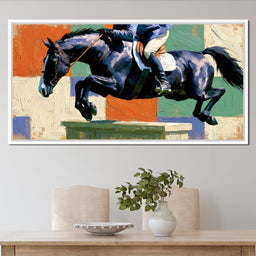 Galloping Through Fields of Color - NicheCanvas