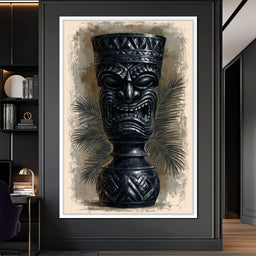 Ancient Totem Of The Island Spirit - NicheCanvas