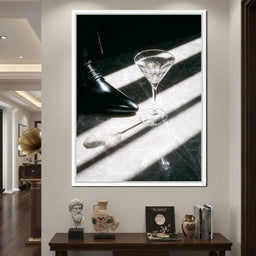 Martini Sparkle On Marble Luxury - NicheCanvas