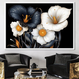 Gilded Petals - TooplesArt - NicheCanvas