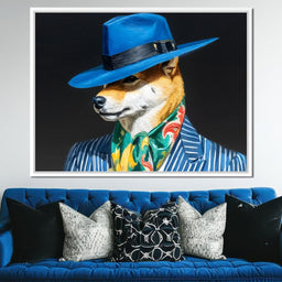 Canine Dapper Delight - NicheCanvas