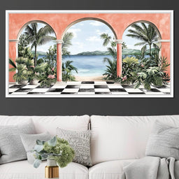 Tropical Archway - NicheCanvas