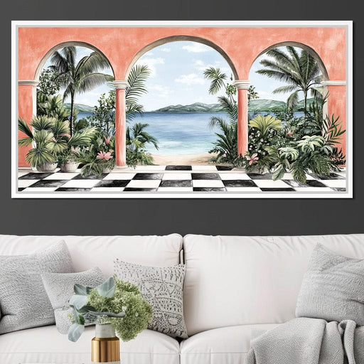 Tropical Archway Canvas Print