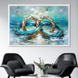 Eternal Bond of Golden Tides - NicheCanvas