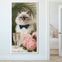 Regal Feline Soiree Symphony - NicheCanvas