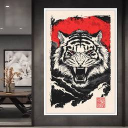 Roaring Tiger Wild Spirit - NicheCanvas
