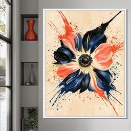 Collision Of Petals And Gravity - NicheCanvas