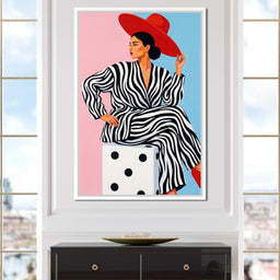 The Dice and the Diva - TooplesArt - NicheCanvas