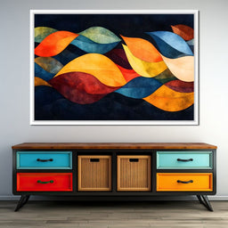 Vibrant Tides of Expression - NicheCanvas