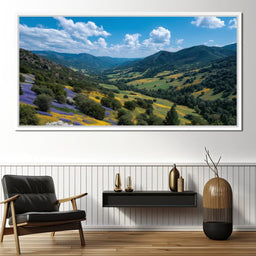 Wildflower Valley Vista Sky - NicheCanvas