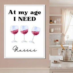 Aged To Perfection Wine Joke Poster - NicheCanvas