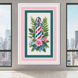 Tropical Barber Pole Bouquet - NicheCanvas