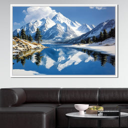Mountain Reflections Tranquil - NicheCanvas