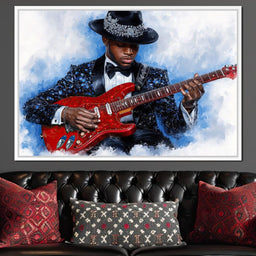 Harmony Strumming Through Elegance - NicheCanvas