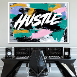 Hustle Bold Brush Energy Burst - NicheCanvas