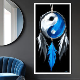 Yin Yang Dreamcatcher Balance - NicheCanvas