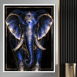 Gilded Majesty of the Midnight Traveler - NicheCanvas