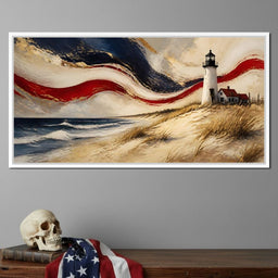 Coastal Beacon Of Freedom - NicheCanvas