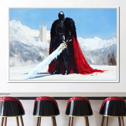 Guardian of Frostbound Realms - NicheCanvas