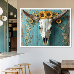 Sunflowers on Rustic Vibes - NicheCanvas