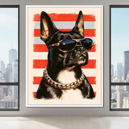 Coolest Canine On The Block - NicheCanvas
