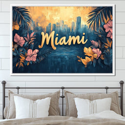 Tropical Oasis Miami Dreams - NicheCanvas